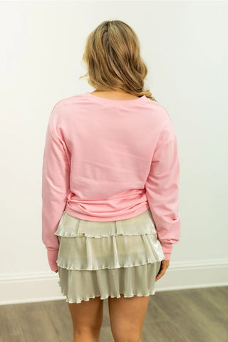 Holly Jolly Pink Sweatshirt