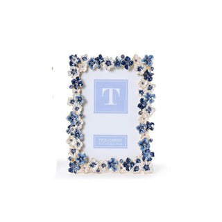 Hydrangea Enamel Photo Frame