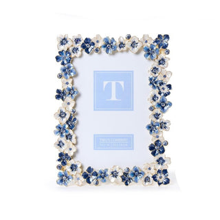 Hydrangea Enamel Photo Frame