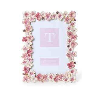 Hydrangea Enamel Photo Frame