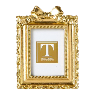 Gold Bow Mini Photo Frame