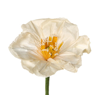 Hand-Crafted Paper Flower with Base
