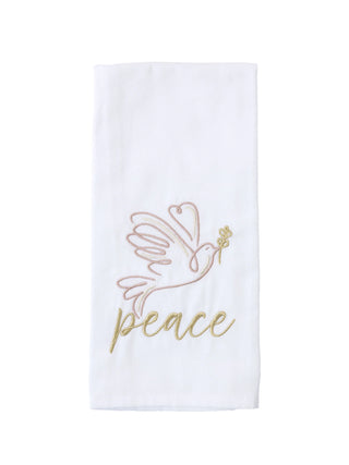 Gold Peace Tea Towel