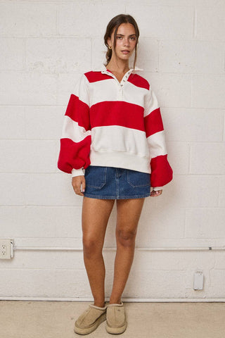 Everly Striped Pullover