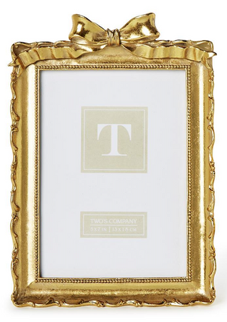 Gold Bow Accent Frame