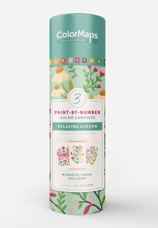 Paint by Number Color Canvases
