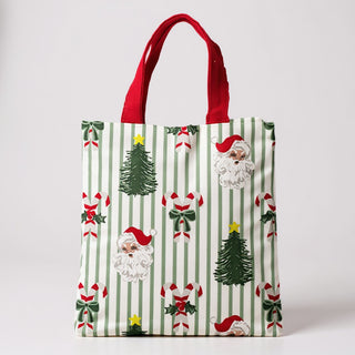 Peppermint Pine Compact Tote