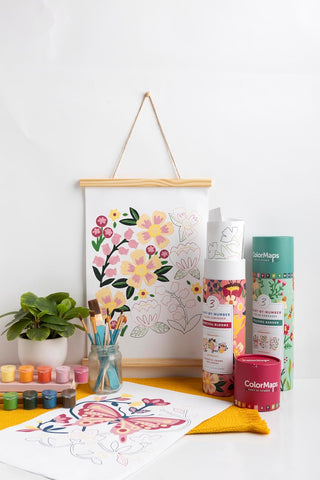 Paint by Number Color Canvases