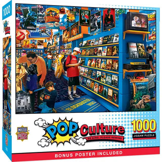 Pop Culture - Be Kind, Please Rewind 1000 Piece Jigsaw Puzzle