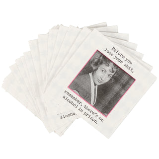 No Alcohol In Prison Beverage Napkin