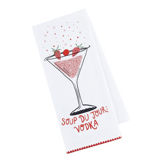 Sassy Cocktails Printed Dish Towels