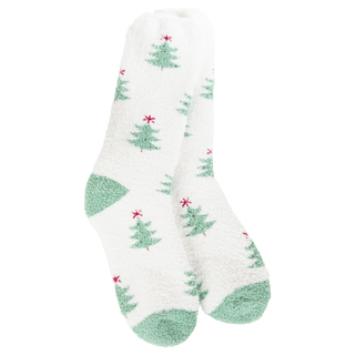 Holiday Forest Cozy Crew Socks