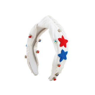 4th of July Beaded Headbands