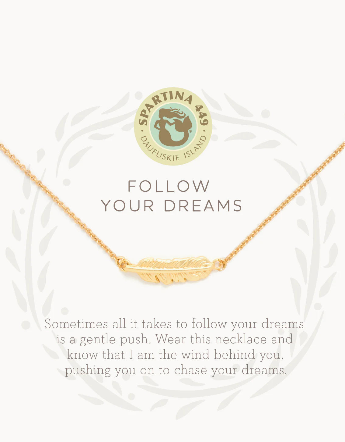 Sea La Vie Feather Necklace
