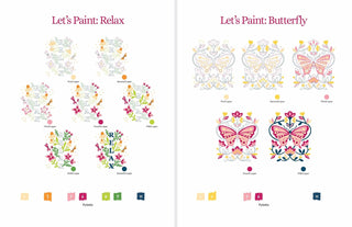 Paint by Number Color Canvases