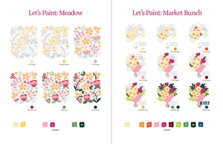 Paint by Number Color Canvases