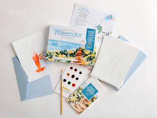 Coastal Watercolor Paint Your Own Cards