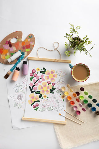 Paint by Number Color Canvases