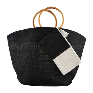 Jute Tote & Case Set