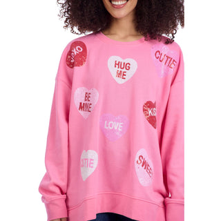 Valentine's Sparkle Sweatshirts