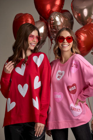 Valentine's Sparkle Sweatshirts