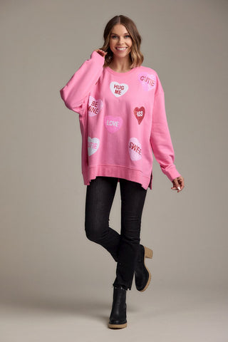 Valentine's Sparkle Sweatshirts