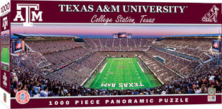 Texas A&M Aggies - 1000 Piece Panoramic Puzzle - End View