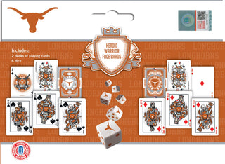 Texas Longhorns - 2-Pack Playing Cards & Dice Set