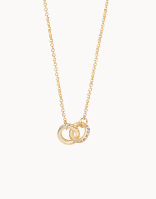 Sea La Vie Unbreakable Double Ring Necklace