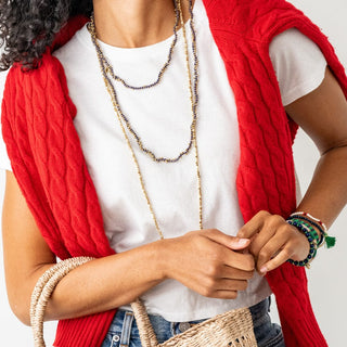 Rosemary Thread Long Necklace