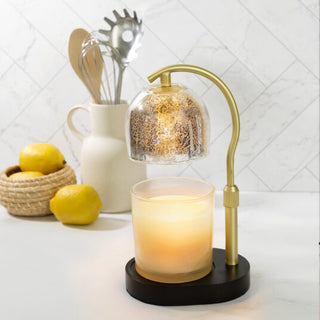 Luna Mercury Glass Candle Warmer Lamp