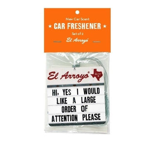 Attention Please Car Freshener