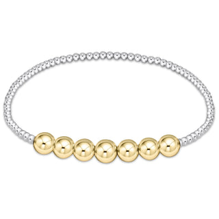 Classic Bliss Mixed Metal Bead Bracelet