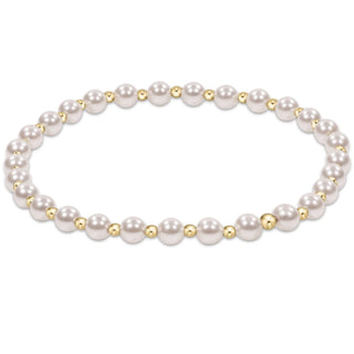 Classic Grateful Pearl Pattern Bead Bracelet