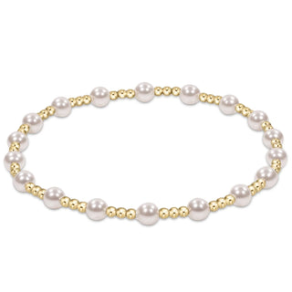 Classic Sincerity Pearl Pattern Bead Bracelet