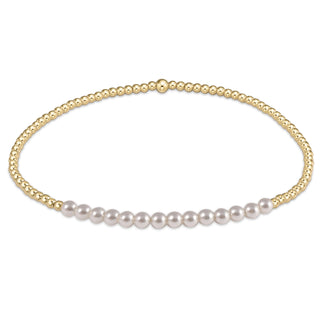 Gold Bliss Pearl Bead Bracelet