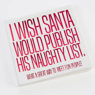 Publish His Naughty List Napkins