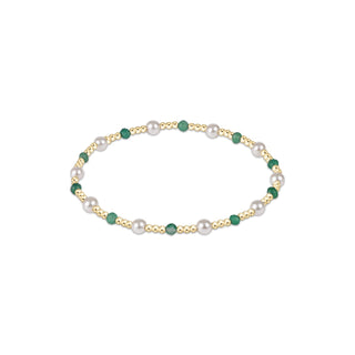 Pearl Sincerity Pattern Bead Bracelet