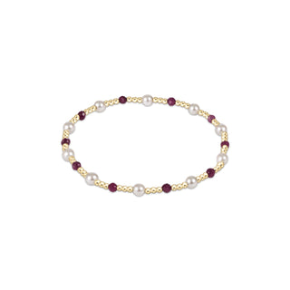 Pearl Sincerity Pattern Bead Bracelet