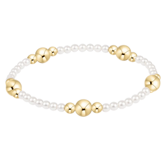 Purpose Gold Pearl Bead Bracelet