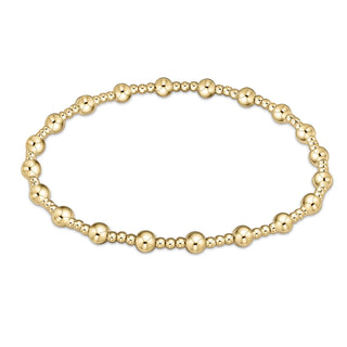 Classic Sincerity Pattern Gold Bead