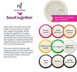 Band Together Chip & Dip Silicone Bands