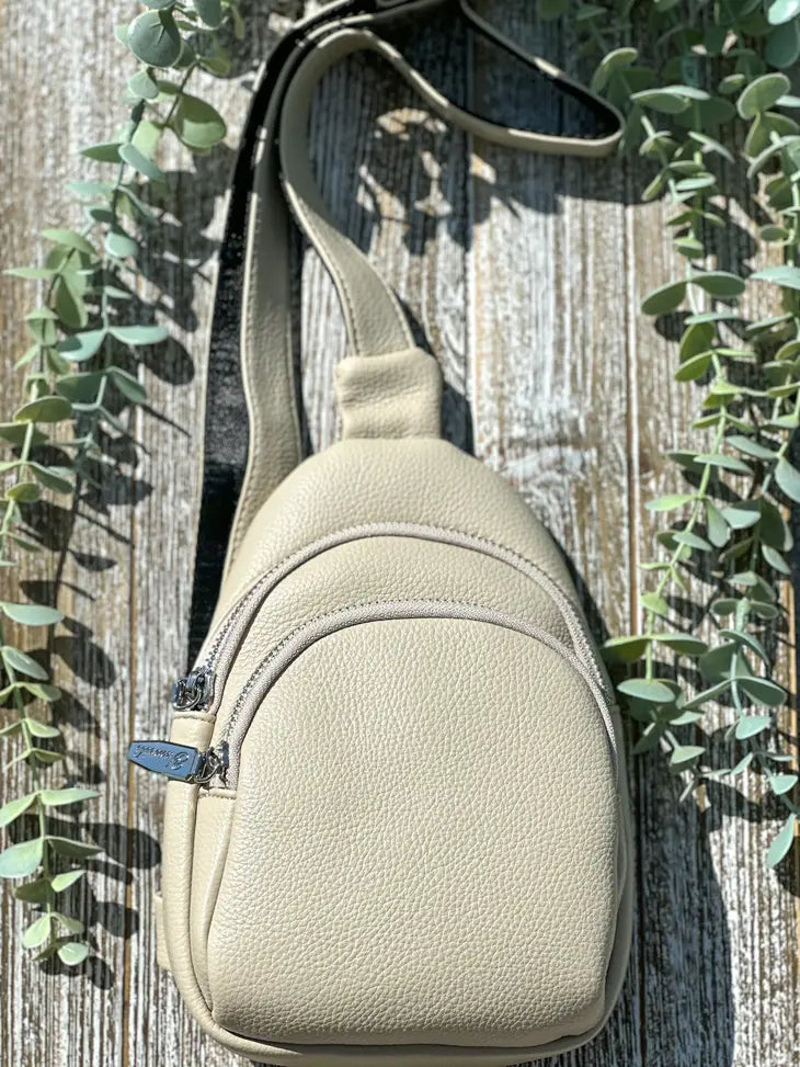 Beige Sling Bag