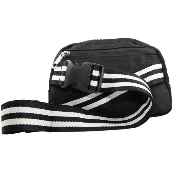 Belt Bag with Striped Strap
