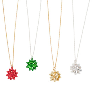 Holiday Bow Earrings & Necklace
