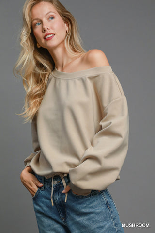 2-Way Off Shoulder Luxeknit Top