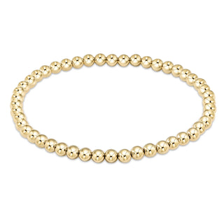 Classic Gold Bead Bracelet Extends