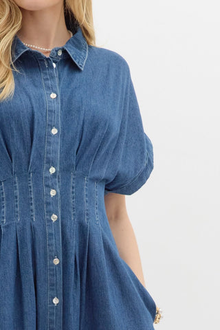 Pleated Maxi Dress