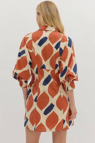 Tie Waist Mini Dress