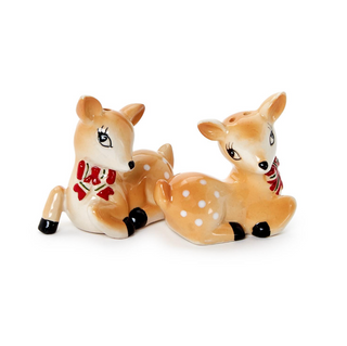 Vintage Deer Hand-Painted Salt and Pepper Shaker